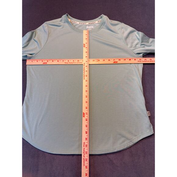 Duluth Trading Women's Dry on the Fly Long Sleeve Crewneck Mint Green Women’s LG - Picture 4 of 9